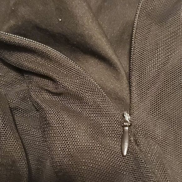 Calvin Klein womens plus size black sheer overlay cocktail maxi dress - Picture 8 of 13